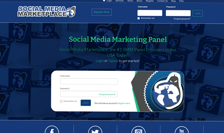 Social Media Marketing Website